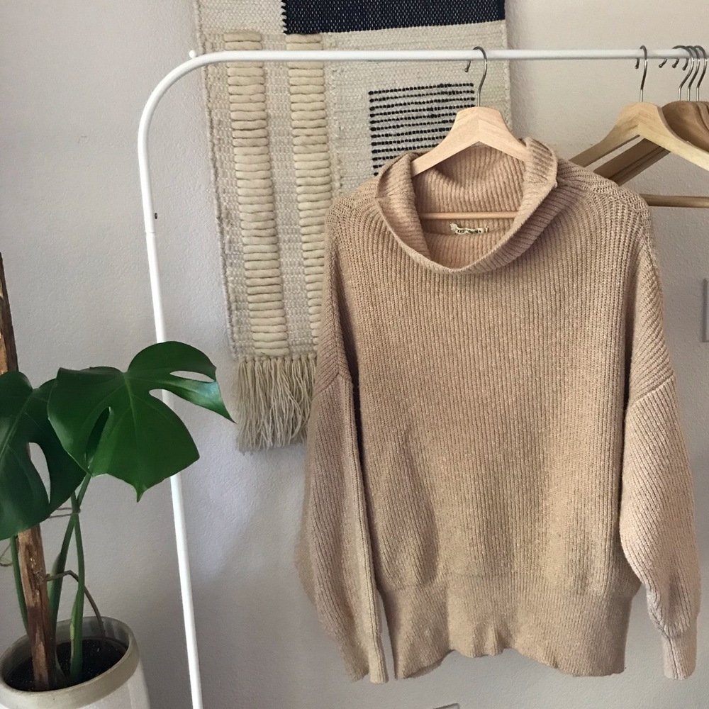 Yet Again • Slouchy Blush Pink Sweater